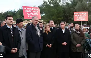 Akbelen'de acele kamulaştırma kararına tepki topraklarımızı terk ttmeyeceğiz