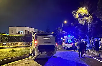 Alkollü sürücü kaza yaptı 1 yaralı