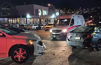 Alkollü sürücü kazaya neden oldu 2 yaralı