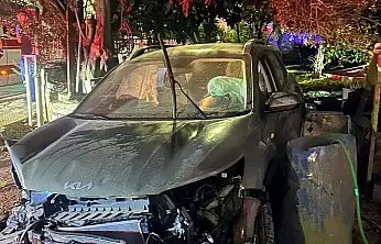 Alkollü sürücü polise direndi: Aracı ben kullanmadım