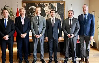 Başkan Mandalinci Belçika Heyetini ağırladı