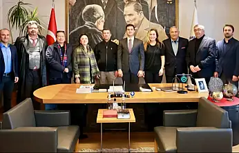 Başkan Mandalinci, POYD yönetimini makamında ağırladı