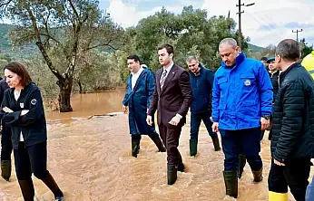 Başkan Mandalinci Selin izlerini Kızılağaç'ta inceledi