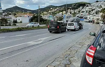 Bodrum'da dört araçlı zincirleme kaza