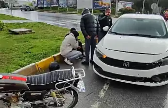 Bodrum'da ışık ihlali iddiası 16 yaşındaki motosikletli yaralandı