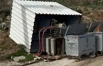 Bodrum'da patlamaya hazır trafo endişe yarattı