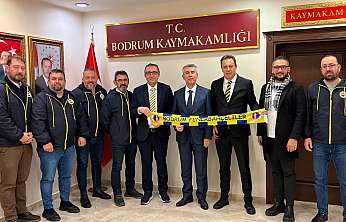 Bodrum Fenerbahçeliler Derneği'nden Kaymakam Ali Sırmalı'ya Ziyaret