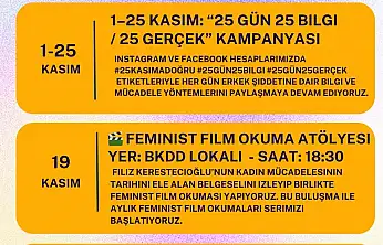 Bodrum Kadın Dayanışma Derneği eylem takvimini açıkladı