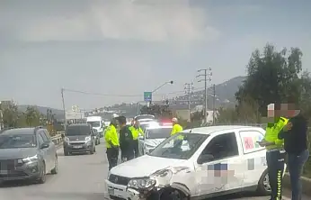 Bodrum-Milas yolunda trafik kazası bir yaralı