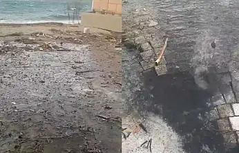 Bodrum susuz su denize akıyor