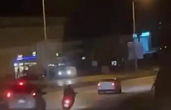 Bodrum–Turgutreis yolunda dehşet anları trafikte akılalmaz kovalamaca