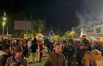 Bodrum, yeni yılı büyük bir coşku ve yoğun katılımla karşıladı