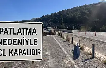 Boğa Yokuşu'nda patlatma çalışması yol trafiğe kapanacak