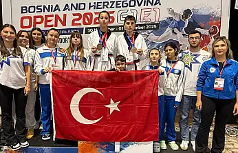 Büyükşehir Taekwondocuları Saraybosna'da Türkiye'yi gururlandırdı