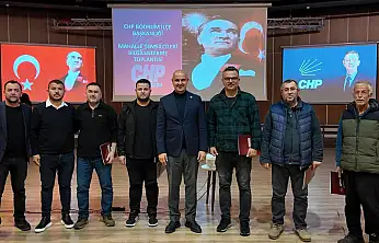 CHP Bodrum'dan temsilcilere teşekkür sertifikası