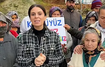 CHP'li Gizem Özcan'dan akbelen'de 'bu topraklar şirketin değil, halkındır'