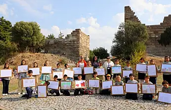 Çocuklar tarihi renklerle keşfetti