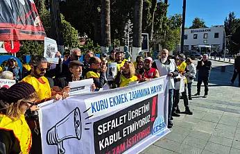 Emekten yükselen ses kamu emekçileri iş bıraktı