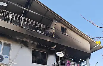 Ev alevlere teslim oldu facianın eşiğinden dönüldü