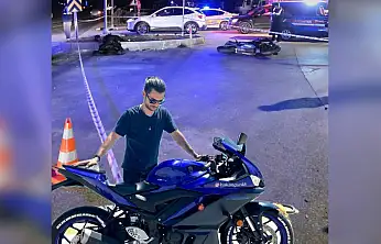 Feci kaza motosiklet tırla çarpıştı 1 ölü