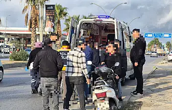 Genç sürücü yaralandı