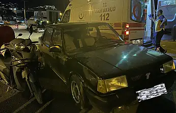 Gümbet'te korkutan kaza