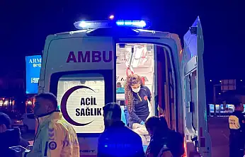 Kavşakta dönüş faciası İki çocuk yaralı