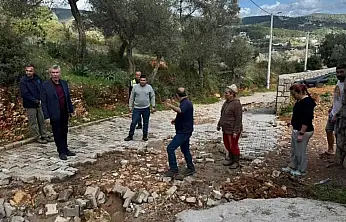 Kaymakam Sırmalı 3 mahallede selin izlerini inceledi