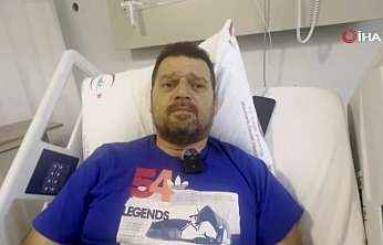 Kedi canlı adam yeniden hastanede