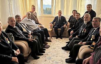 Kıbrıs Gazisi Ali Delice'ye geçmiş olsun ziyareti