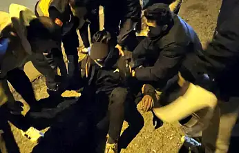 Kontrolden çıkan motosikletin sürücüsü yaralandı