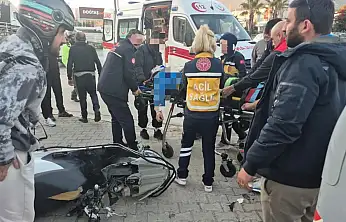 Korkutan kaza sürücü ağır yaralandı