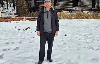 Köyceğiz'e mevsimin ilk karı düştü