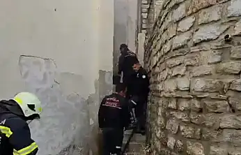 Kullanılmayan hamamda yangın