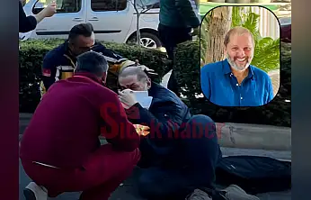 Levent Arkan trafikte darp edildi burnu kırıldı