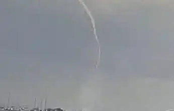 Marmaris körfezi'nde hortum paniği