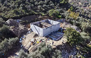 Milas bafa mahallesi'nde içme suyu deposu yenileniyor