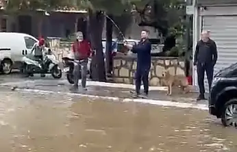 Milas sular altında kaldı