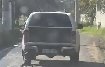 Milas'ta utanç sahnesi köpeği aracına bağlayıp kilometrelerce sürükledi