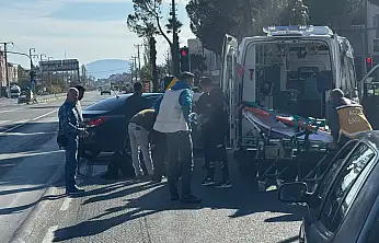 Motosiklet kazası 1 yaralı