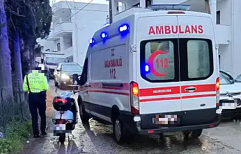 Motosiklet kazası 1 yaralı