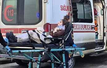 Motosiklet kazası kadın sürücü yaralandı