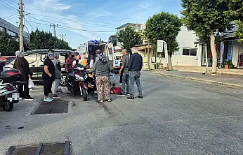 Motosiklet kazası korkuttu