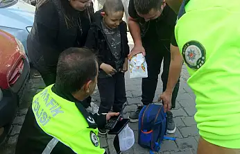Muğla Trafik Şube Müdürü Haçan'dan özel ihtiyaçlı çocuğa anlamlı hediye