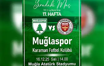 Muğlaspor Karaman FK'yı ağırlayacak