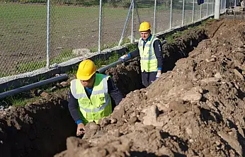 MUSKİ Karabörtlen Mahallesi'ndeki içme suyu hatlarını kamusal alana taşıyor