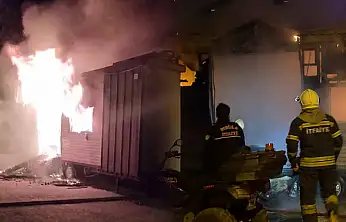 Önce bıçaklı kavga sonra yangın aynı adreste peş peşe olaylar