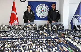 Otogarlarda 2 bin 520 kesici alet ele geçirildi