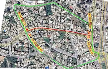 Sadi Irmak Caddesi geçici olarak trafiğe kapatıldı