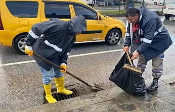 Sağanak yağışa anında müdahale